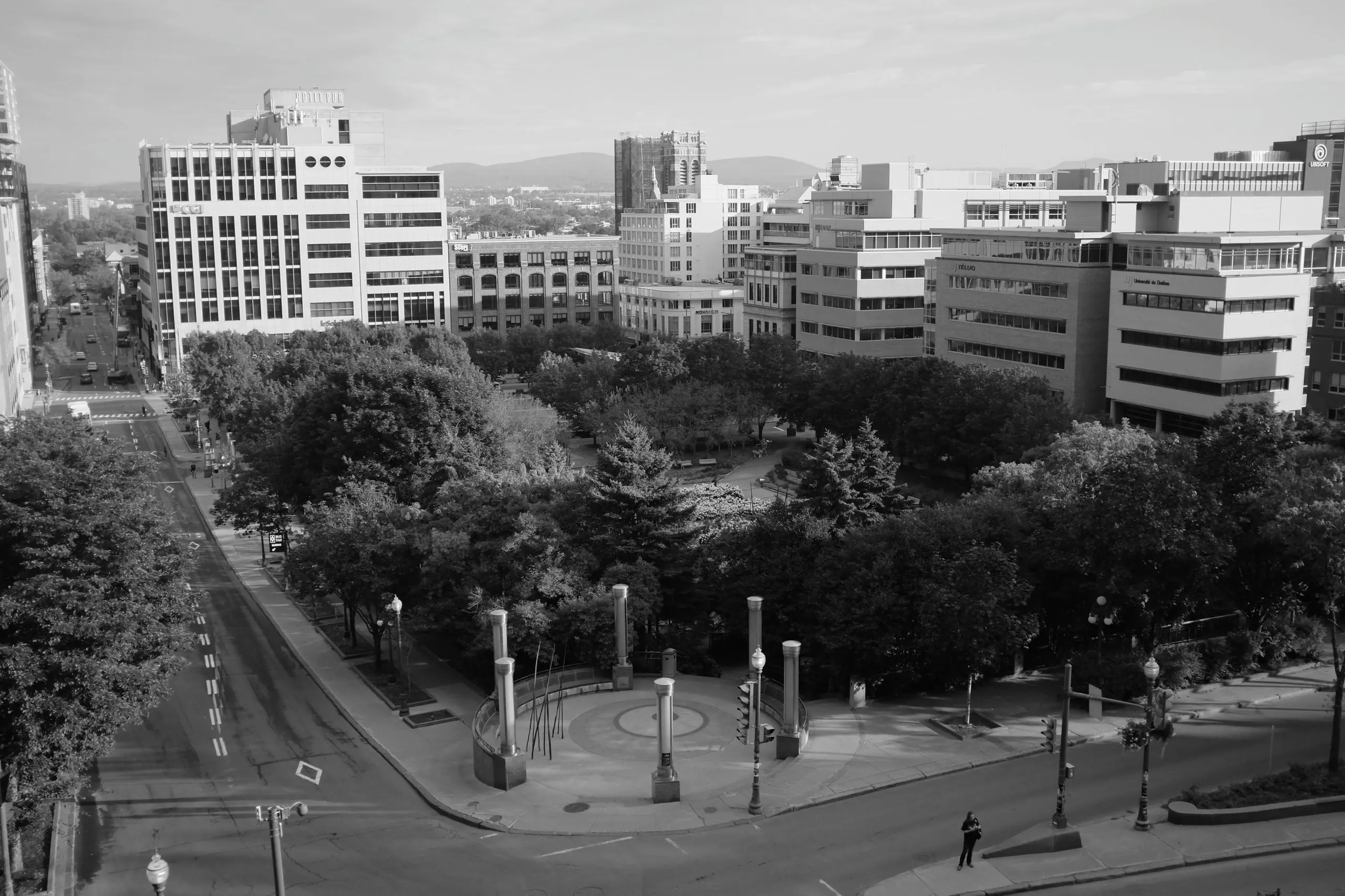 Vue sur la basse ville de Québec
