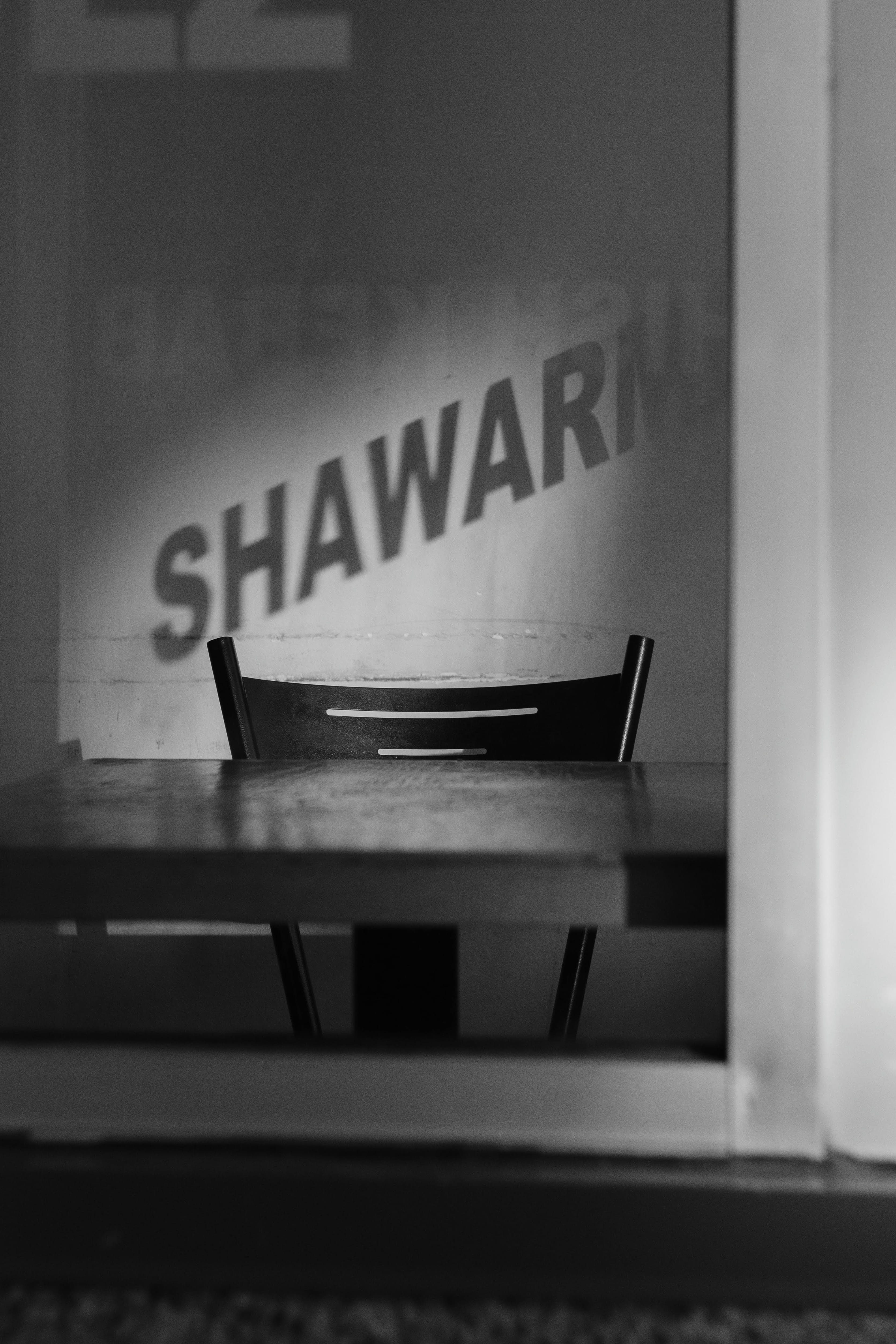 Restaurant shawarma fermé